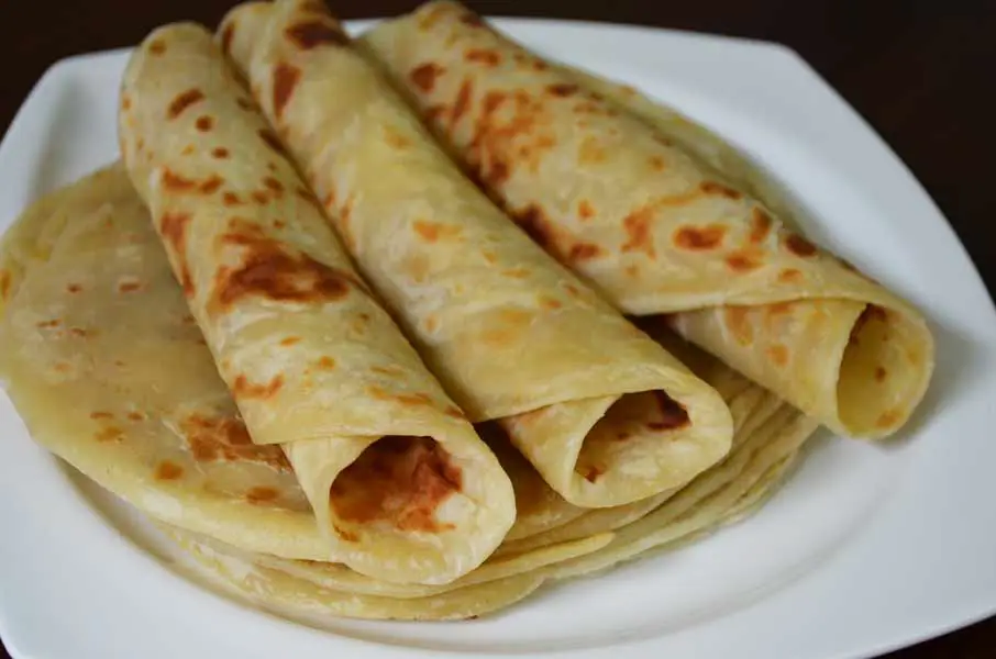 Fresh chapati served at Campus Cafeteria